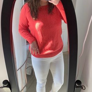 Old Navy - EUC Tomato Red Crewneck Sweater Sz XL